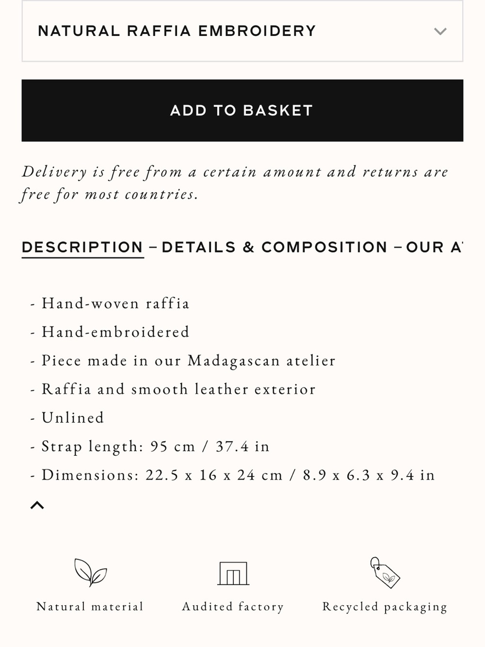 SEZANE ROSIE BASKET - Picture 5 of 6